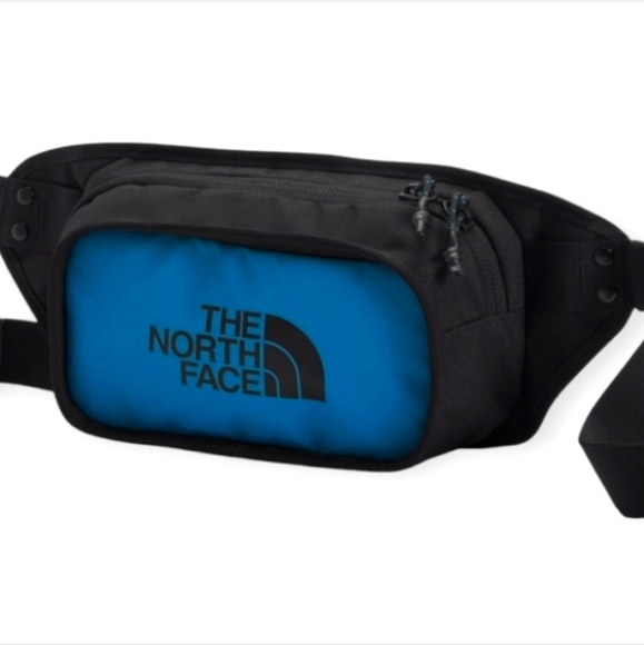 New! THE NORTH FACE Explorer Fanny Waist Lumbar Hip Pack Banff Blue Crossbody - Picture 3 of 7